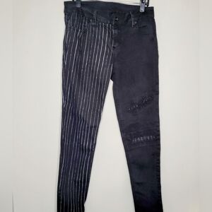 Disney The Nightmare Before Christmas Jack Skellington Black Pants Junior Sz 13